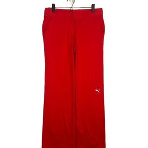 Puma 1948 Women’s Red Wide Leg Lightweight Casual Golf Pants Size Medium